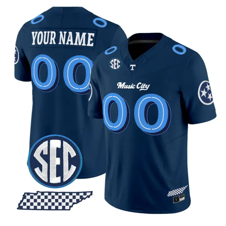 Custom Tennessee Vols Jersey Music City Edition Limited Stitched 2 Custom Tennessee Vols Jersey Music City Edition Limited Stitched by My Store NCAA Football Jerseys