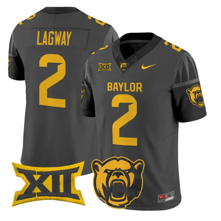 DJ Lagway Jersey #2 Baylor Bears 2026 Vapor Limited Stitched by My Store NCAA Football Jerseys