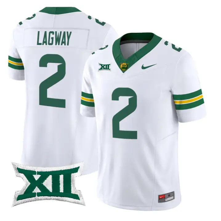DJ Lagway Jersey #2 Baylor Bears 2026 Vapor Limited Stitched by My Store NCAA Football Jerseys