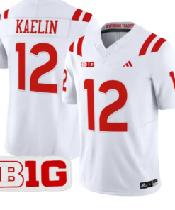 Daniel Kaelin Jersey #12 Nebraska Cornhuskers 2026 Vapor Limited Stitched by My Store NCAA Football Jerseys