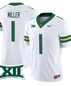 Dre'lon Miller Jersey #1 Baylor Bears 2026 Vapor Limited Stitched by My Store NCAA Football Jerseys