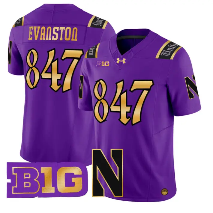 Evanston Jersey #847 Northwestern Wildcats 2026 Vapor Limited Stitched 1 Evanston Jersey #847 Northwestern Wildcats 2026 Vapor Limited Stitched by My Store NCAA Football Jerseys