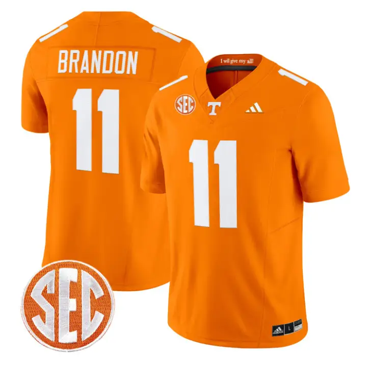 Faizon Brandon Jersey #11 Tennessee Vols 2026 Vapor Limited Stitched 5 Faizon Brandon Jersey #11 Tennessee Vols 2026 Vapor Limited Stitched by My Store NCAA Football Jerseys