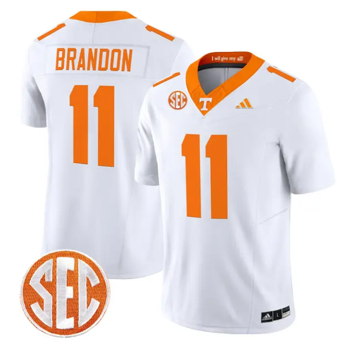 Faizon Brandon Jersey #11 Tennessee Vols 2026 Vapor Limited Stitched 6 Faizon Brandon Jersey #11 Tennessee Vols 2026 Vapor Limited Stitched by My Store NCAA Football Jerseys