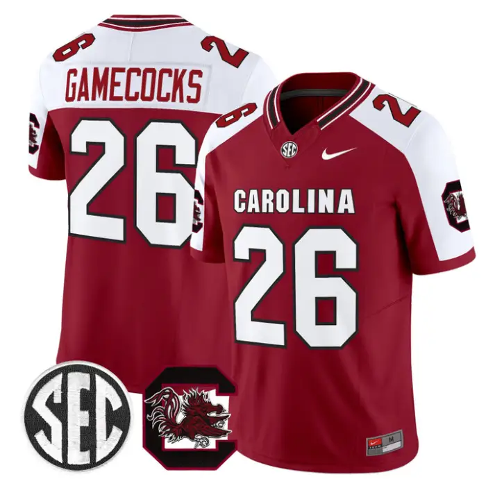 Gamecocks Jersey #26 South Carolina Gamecocks 2026 Stitched 3 Gamecocks Jersey #26 South Carolina Gamecocks 2026 Stitched by My Store NCAA Football Jerseys