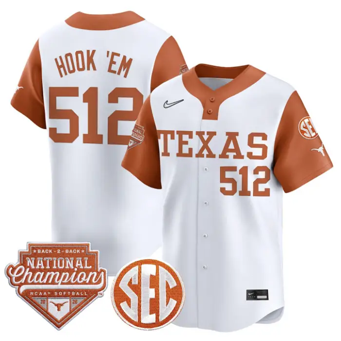 Hook 'Em Jersey #512 Texas 2026 Back-To-Back World SeriesChampions 1 Hook 'Em Jersey #512 Texas 2026 Back-To-Back World SeriesChampions by My Store