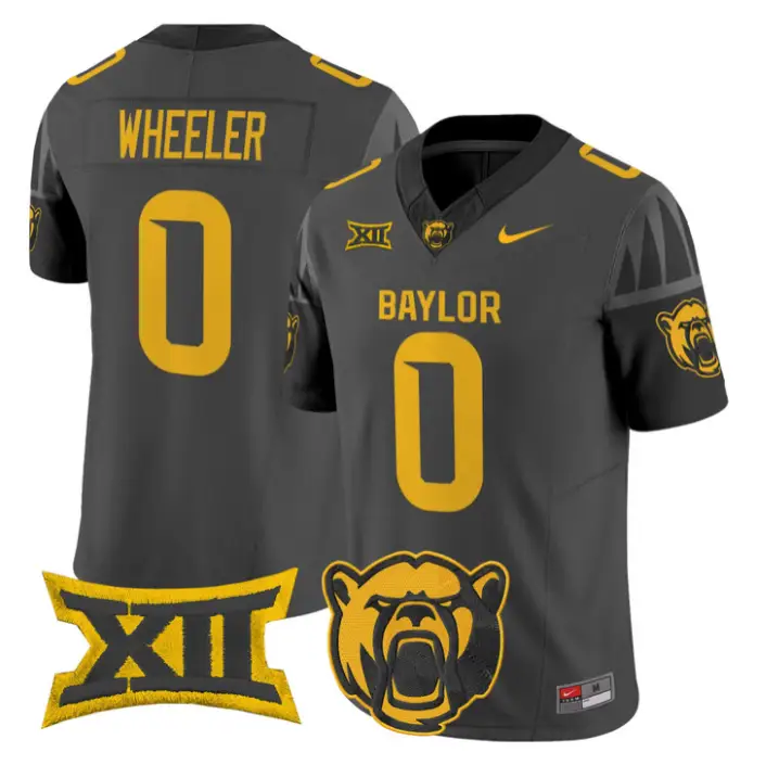 Hosea Wheeler Jersey #0 Baylor Bears 2026 Vapor Limited Stitched by My Store NCAA Football Jerseys