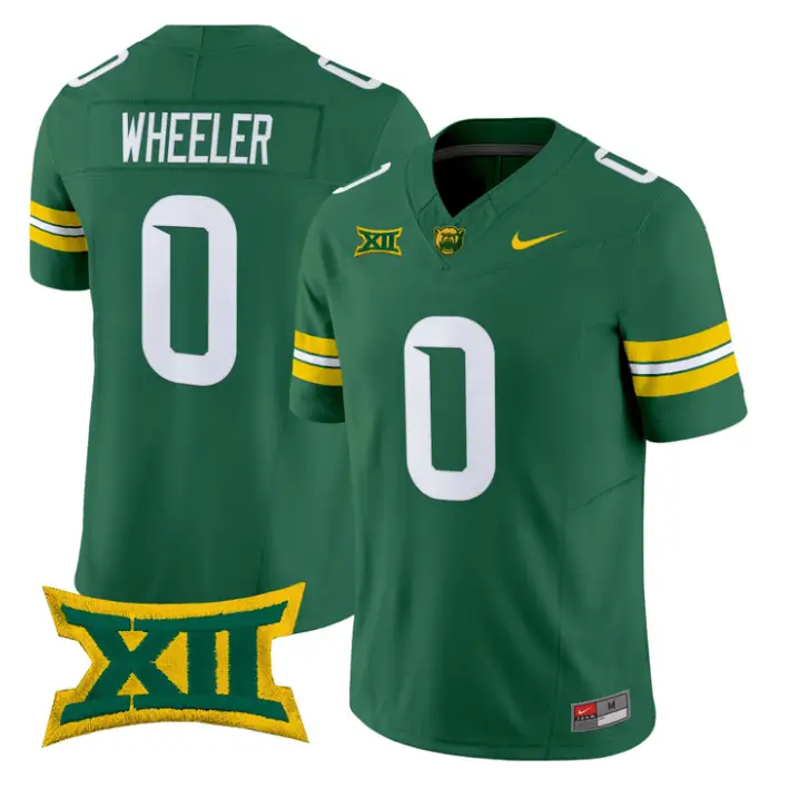 Hosea Wheeler Jersey #0 Baylor Bears 2026 Vapor Limited Stitched by My Store NCAA Football Jerseys
