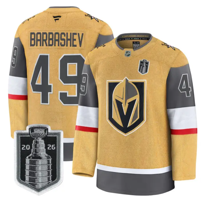 Ivan Barbashev Jersey #49 Vegas Golden Knights 2026 Stanley Cup Stitched 1 Ivan Barbashev Jersey #49 Vegas Golden Knights 2026 Stanley Cup Stitched by Hockey David