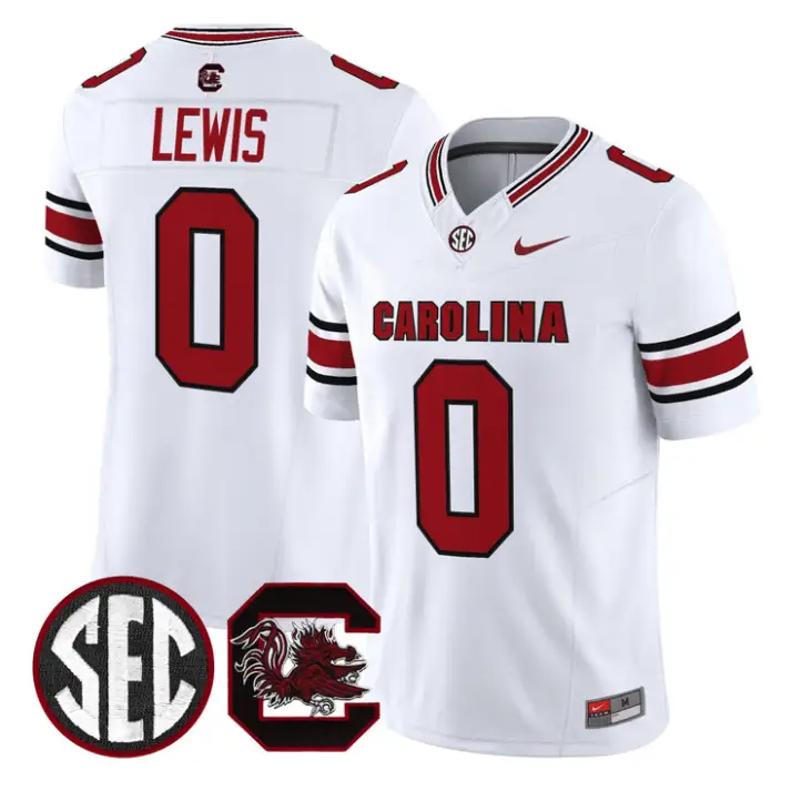 Iveon Lewis Jersey #0 South Carolina Gamecocks 2026 Stitched 5 Iveon Lewis Jersey #0 South Carolina Gamecocks 2026 Stitched by My Store NCAA Football Jerseys