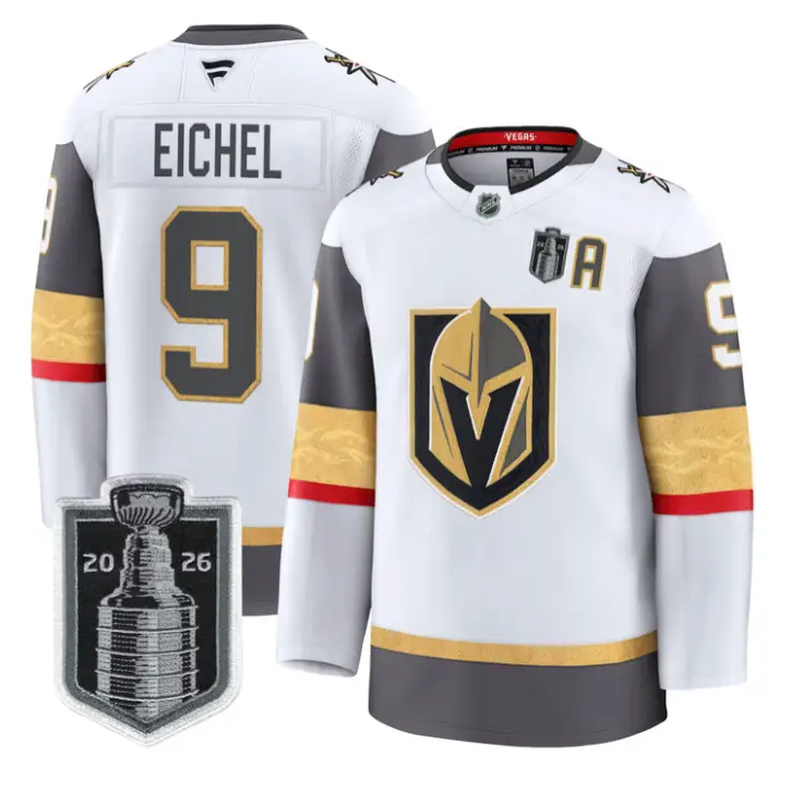 Jack Eichel Jersey #9 Vegas Golden Knights 2026 Stanley Cup Stitched 3 Jack Eichel Jersey #9 Vegas Golden Knights 2026 Stanley Cup Stitched by Hockey David