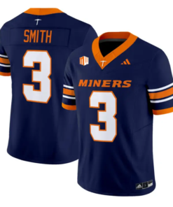 Jaden Smith Jersey #3 UTEP Miners 2016 Vapor Limited Stitched by My Store NCAA Football Jerseys