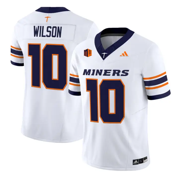 Jayden Wilson Jersey #10 UTEP Miners 2016 Vapor Limited Stitched by My Store NCAA Football Jerseys