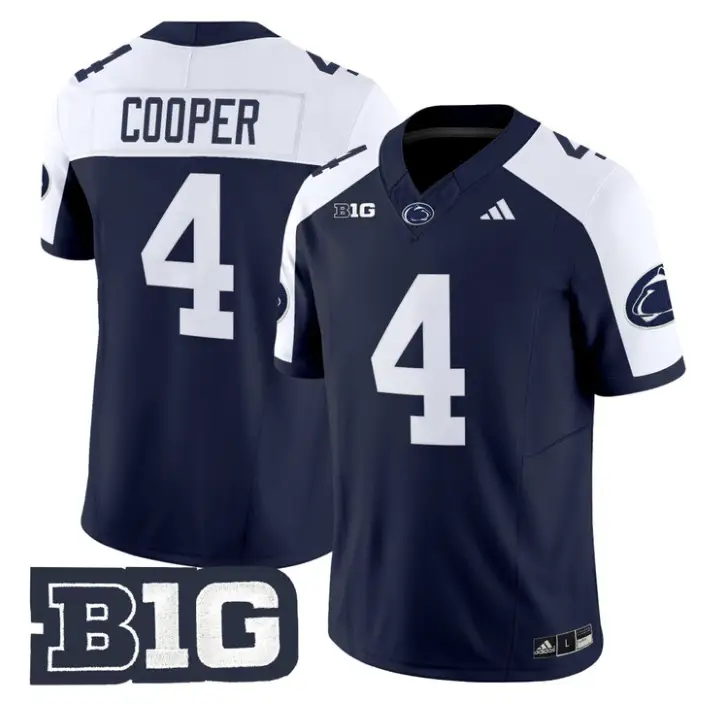 Jeremiah Cooper Jersey #4 Penn State Nittany 2026 Limited Stitched 1 Jeremiah Cooper Jersey #4 Penn State Nittany 2026 Limited Stitched by My Store NCAA Football Jerseys