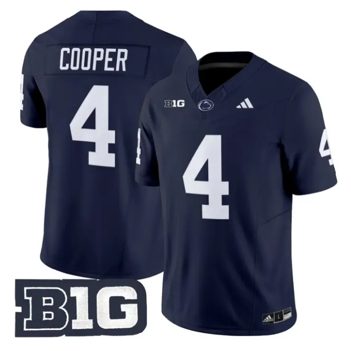 Jeremiah Cooper Jersey #4 Penn State Nittany 2026 Limited Stitched 2 Jeremiah Cooper Jersey #4 Penn State Nittany 2026 Limited Stitched by My Store NCAA Football Jerseys