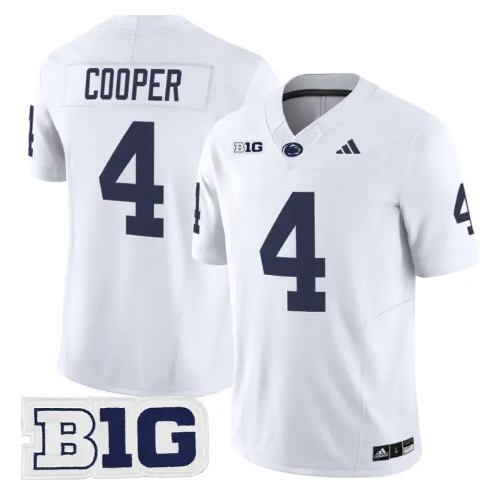 Jeremiah Cooper Jersey #4 Penn State Nittany 2026 Limited Stitched 3 Jeremiah Cooper Jersey #4 Penn State Nittany 2026 Limited Stitched by My Store NCAA Football Jerseys