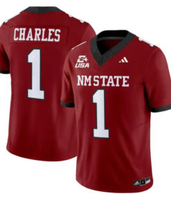 Josiah Charles Jersey #1 New Mexico State 2026 Vapor Limited Stitched by My Store NCAA Football Jerseys