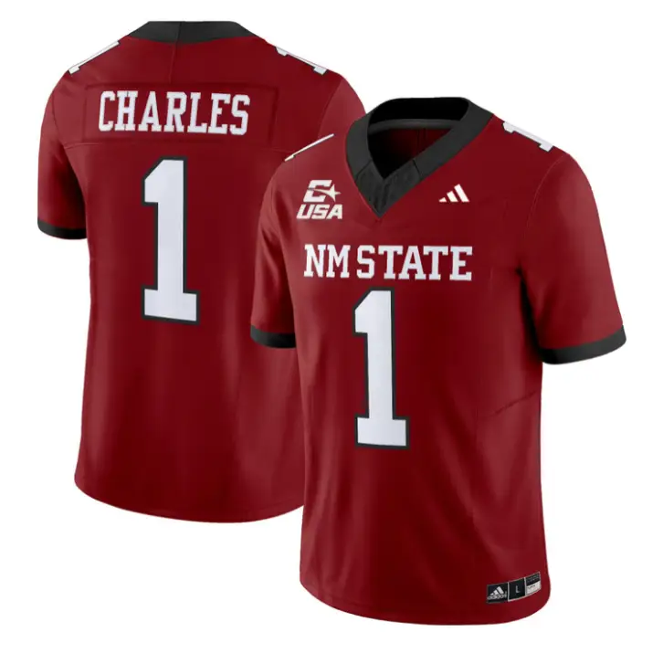 Josiah Charles Jersey #1 New Mexico State 2026 Vapor Limited Stitched 2 Josiah Charles Jersey #1 New Mexico State 2026 Vapor Limited Stitched by My Store NCAA Football Jerseys