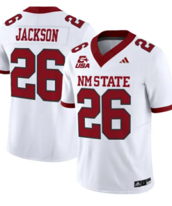 Josiah Jackson Jersey #26 New Mexico State 2026 Vapor Limited Stitched by My Store NCAA Football Jerseys