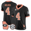 KJ Bolden Jersey #4 Georgia Bulldogs 2026 The Big Peach Stitched by My Store NCAA Football Jerseys