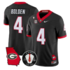 KJ Bolden Jersey #4 Georgia Bulldogs 2026 Vince Dooley Patch Stitched
