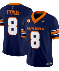 Kam Thomas Jersey #8 UTEP Miners 2016 Vapor Limited Stitched by My Store NCAA Football Jerseys