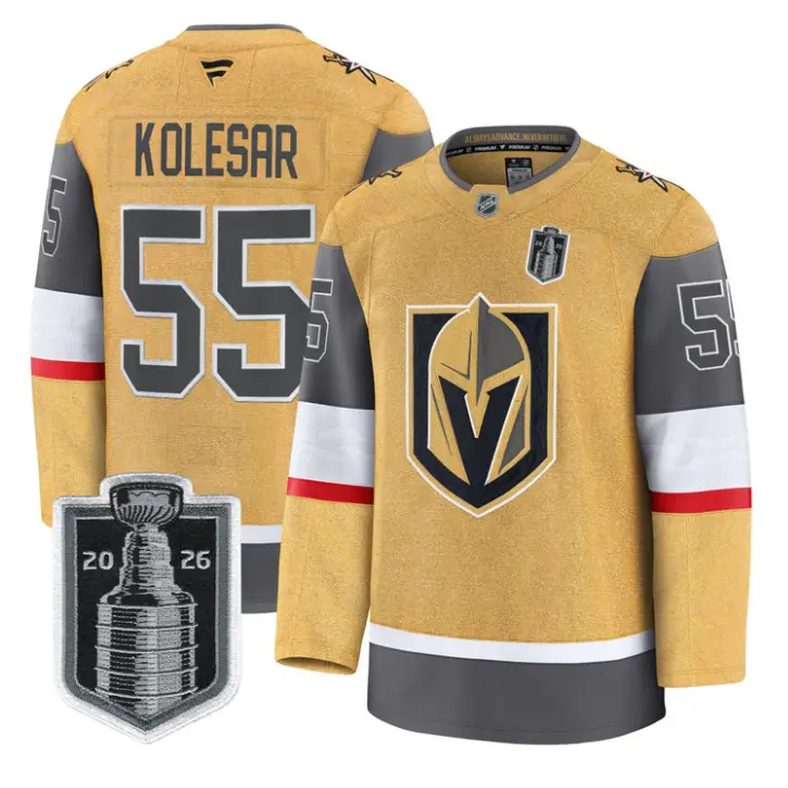 Keegan Kolesar Jersey #55 Vegas Golden Knights 2026 Stanley Cup Stitched 1 Keegan Kolesar Jersey #55 Vegas Golden Knights 2026 Stanley Cup Stitched by Hockey David