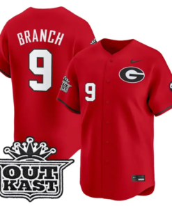 Kolby Branch Jersey #9 Georgia Bulldogs Baseball 2026 Outkast Stitched 7 Kolby Branch Jersey #9 Georgia Bulldogs Baseball 2026 Outkast Stitched by My Store
