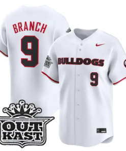 Kolby Branch Jersey #9 Georgia Bulldogs Baseball 2026 Outkast Stitched 8 Kolby Branch Jersey #9 Georgia Bulldogs Baseball 2026 Outkast Stitched by My Store