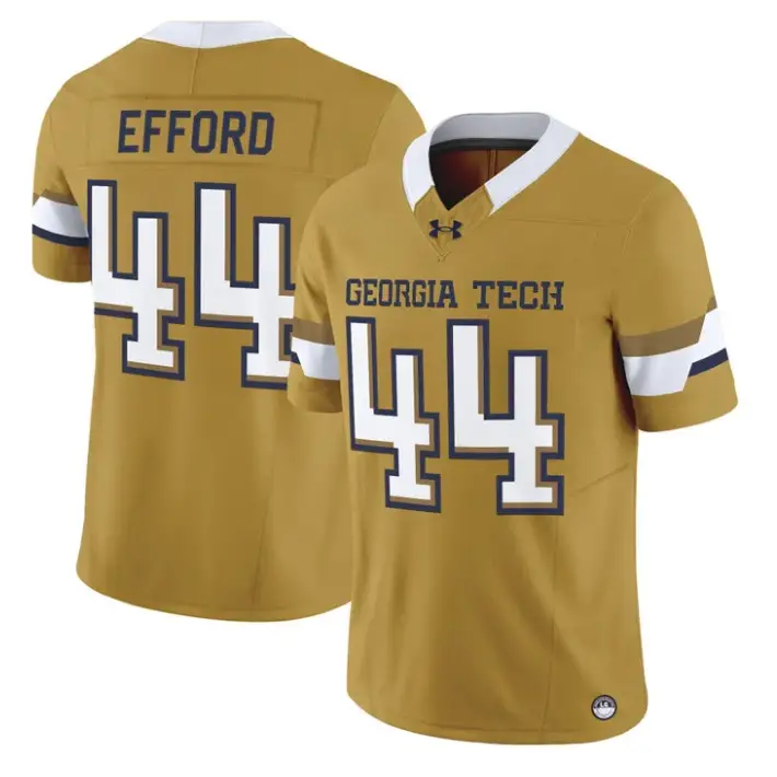 Kyle Efford Jersey #44 Georgia Tech Yellow Jackets 2026 Limited Stitched 1 Kyle Efford Jersey #44 Georgia Tech Yellow Jackets 2026 Limited Stitched by My Store NCAA Football Jerseys