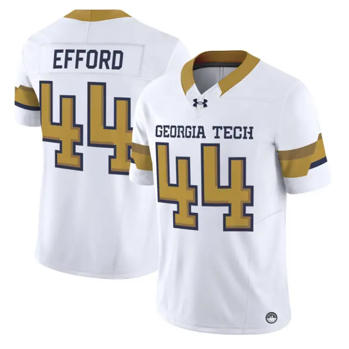 Kyle Efford Jersey #44 Georgia Tech Yellow Jackets 2026 Limited Stitched 2 Kyle Efford Jersey #44 Georgia Tech Yellow Jackets 2026 Limited Stitched by My Store NCAA Football Jerseys