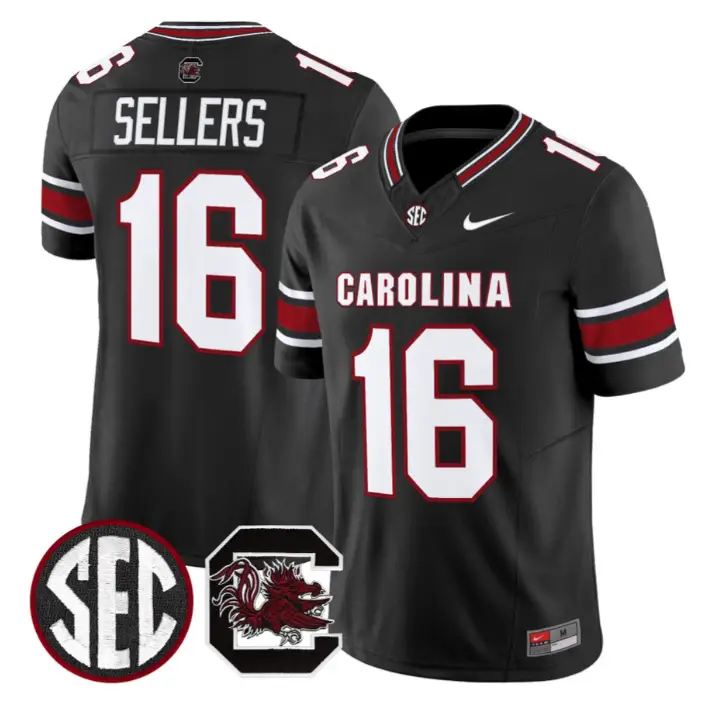 LaNorris Sellers Jersey #16 South Carolina Gamecocks 2026 Stitched 2 LaNorris Sellers Jersey #16 South Carolina Gamecocks 2026 Stitched by My Store NCAA Football Jerseys