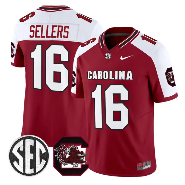 LaNorris Sellers Jersey #16 South Carolina Gamecocks 2026 Stitched 3 LaNorris Sellers Jersey #16 South Carolina Gamecocks 2026 Stitched by My Store NCAA Football Jerseys