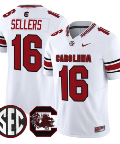 LaNorris Sellers Jersey #16 South Carolina Gamecocks 2026 Stitched 10 LaNorris Sellers Jersey #16 South Carolina Gamecocks 2026 Stitched by My Store NCAA Football Jerseys