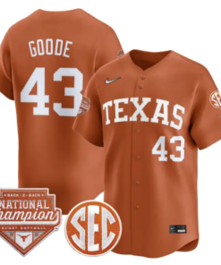 Leighann Goode Jersey #43 Texas 2026 Back-To-Back World SeriesChampions 8 Leighann Goode Jersey #43 Texas 2026 Back-To-Back World SeriesChampions by My Store