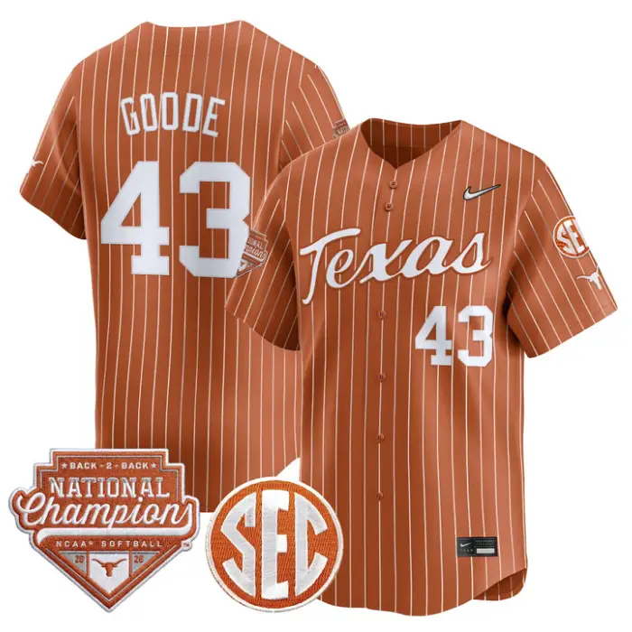 Leighann Goode Jersey #43 Texas 2026 Back-To-Back World SeriesChampions 2 Leighann Goode Jersey #43 Texas 2026 Back-To-Back World SeriesChampions by My Store