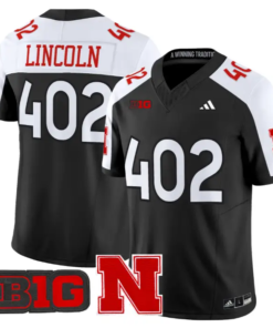Lincoln Jersey #402 Nebraska Cornhuskers 2026 Vapor Limited Stitched by My Store NCAA Football Jerseys