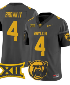 Louis Brown IV Jersey #4 Baylor Bears 2026 Vapor Limited Stitched by My Store NCAA Football Jerseys