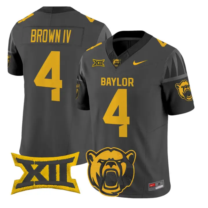 Louis Brown IV Jersey #4 Baylor Bears 2026 Vapor Limited Stitched 1 Louis Brown IV Jersey #4 Baylor Bears 2026 Vapor Limited Stitched by My Store NCAA Football Jerseys