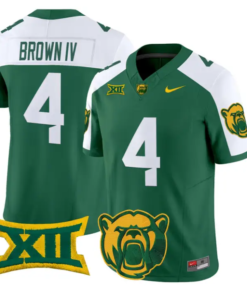 Louis Brown IV Jersey #4 Baylor Bears 2026 Vapor Limited Stitched 10 Louis Brown IV Jersey #4 Baylor Bears 2026 Vapor Limited Stitched by My Store NCAA Football Jerseys