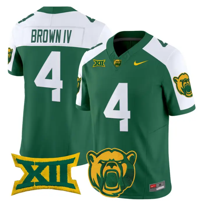 Louis Brown IV Jersey #4 Baylor Bears 2026 Vapor Limited Stitched 4 Louis Brown IV Jersey #4 Baylor Bears 2026 Vapor Limited Stitched by My Store NCAA Football Jerseys