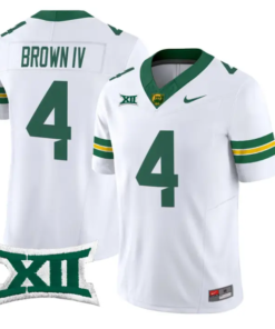 Louis Brown IV Jersey #4 Baylor Bears 2026 Vapor Limited Stitched 12 Louis Brown IV Jersey #4 Baylor Bears 2026 Vapor Limited Stitched by My Store NCAA Football Jerseys