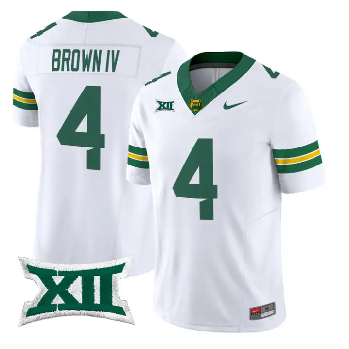 Louis Brown IV Jersey #4 Baylor Bears 2026 Vapor Limited Stitched 6 Louis Brown IV Jersey #4 Baylor Bears 2026 Vapor Limited Stitched by My Store NCAA Football Jerseys