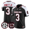 Mazeo Bennett Jr Jersey #3 South Carolina Gamecocks 2026 Limited Stitched by My Store NCAA Football Jerseys