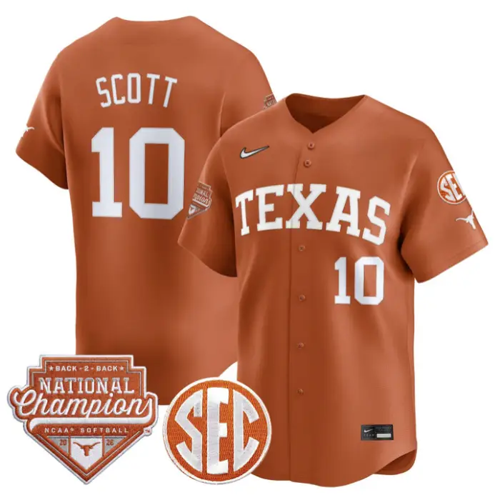Mia Scott Jersey #10 Texas 2026 Back-To-Back World SeriesChampions 3 Mia Scott Jersey #10 Texas 2026 Back-To-Back World SeriesChampions by My Store