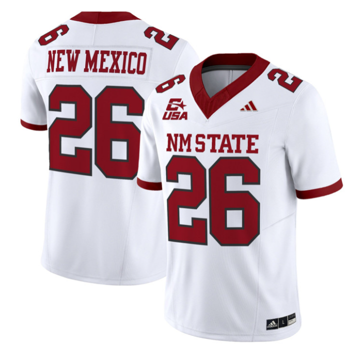 New Mexico Jersey #26 New Mexico State 2026 Vapor Limited Stitched 3 New Mexico Jersey #26 New Mexico State 2026 Vapor Limited Stitched by My Store NCAA Football Jerseys