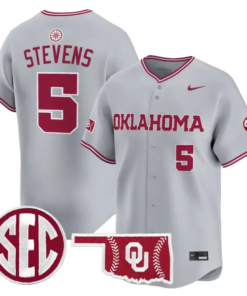 Nolan Stevens Jersey #5 Oklahoma Sooners Baseball 2026 Vapor Stitched by My Store