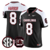 Nyck Harbor Jersey #8 South Carolina Gamecocks 2026 Limited Stitched by My Store NCAA Football Jerseys