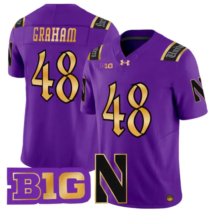 Otto Graham Jersey #48 Northwestern Wildcats 2026 Vapor Limited Stitched 1 Otto Graham Jersey #48 Northwestern Wildcats 2026 Vapor Limited Stitched by My Store NCAA Football Jerseys