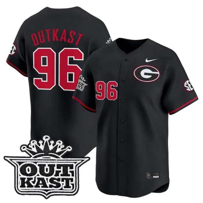 OutKast Jersey #96 Georgia Bulldogs Baseball 2026 Outkast Stitched by My Store